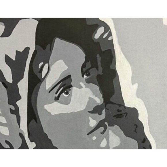 Original Acrylic Painting  "THE MADONNA OF MILITARY MOTHERS" Signed 24 x 24 - Picture 2 of 7